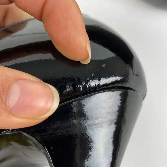 Vintage pin up rockabilly pointed toe kitten high  heels size 6.5 - Picture 15 of 15